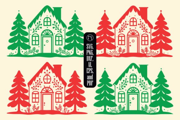Download Cricutcut Christmas House SVG Bundle - Christmas Collection