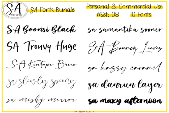 Download Script and Handwritten Bundle 8 - Handwritten Collection
