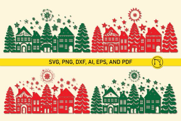 Download Cricutcut Christmas House SVG Bundle - Christmas Collection