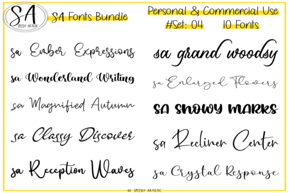 Download Script and Handwritten Bundle 4 - Handwritten Collection