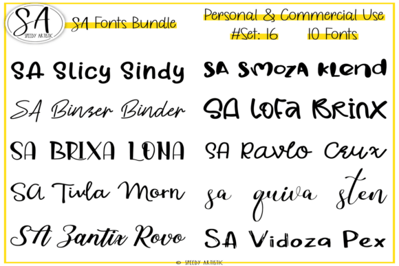 Download Script and Handwritten Bundle 16 - Handwritten Collection