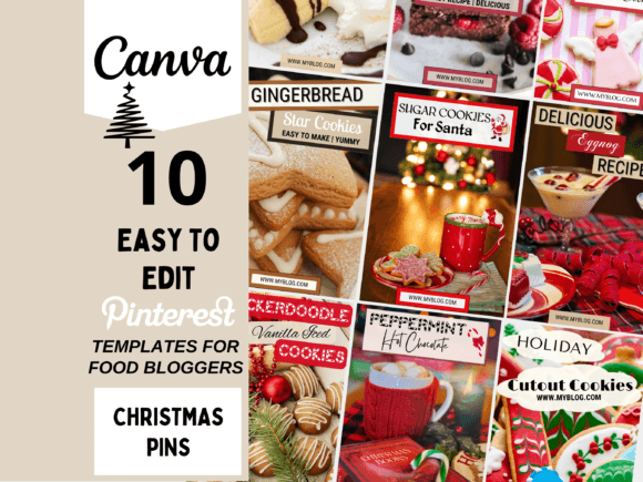 Download Pinterest Template for Canva Christmas - Christmas Collection