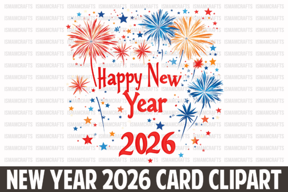 Download Happy New Year 2026 Greeting Card PNG - Premium Resources