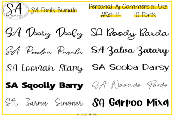Download Script and Handwritten Bundle 14 - Handwritten Collection