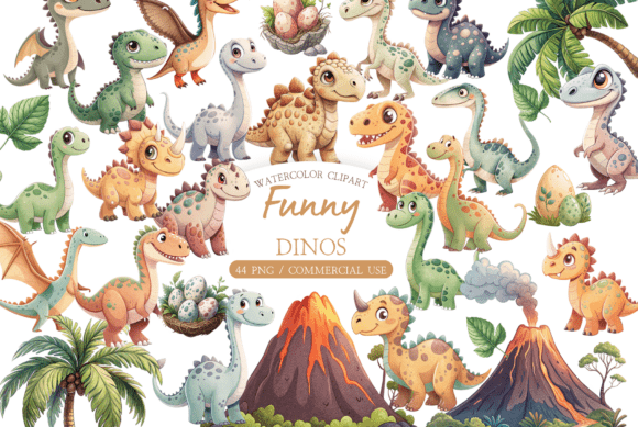 Download Baby Dino PNG Set - Premium Resources