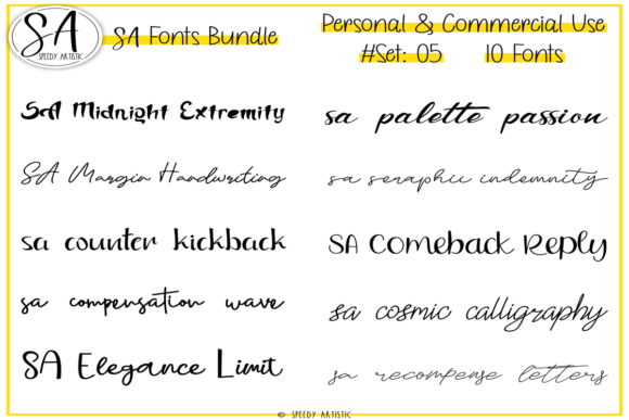 Download Script and Handwritten Bundle 5 - Handwritten Collection