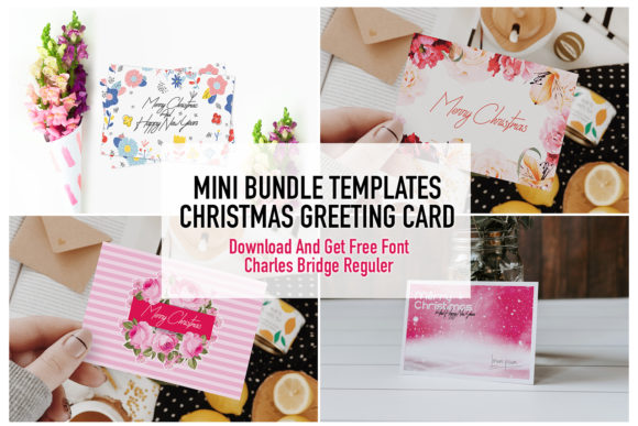 Download Templates Christmas Card &amp; Get Free Font - Christmas Collection
