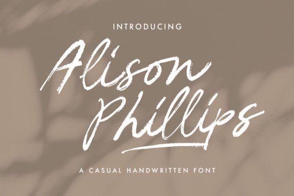 Download Alison Phillips Casual Handwritten - Handwritten Collection