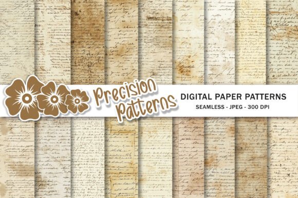 Download Ephemera Handwritten Script Junk Journal - Handwritten Collection